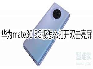 说说6mate30 5G版如何打开双击亮屏。