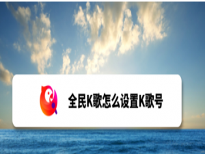 说说6全民K歌的K歌号怎么设置。