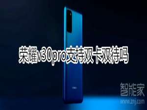 说说6荣耀v30pro可以双卡双待吗。