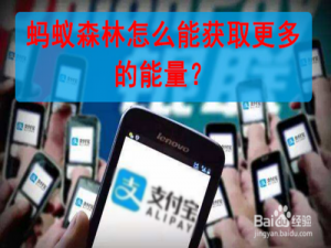 说说6蚂蚁森林如何获取更多能量。