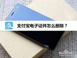 说说6支付宝添加的电子证件如何删除。