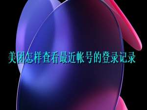 说说6美团的最近帐号登录记录在哪查询。