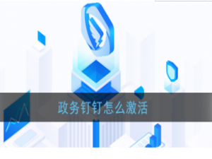 说说6如何激活政务钉钉。