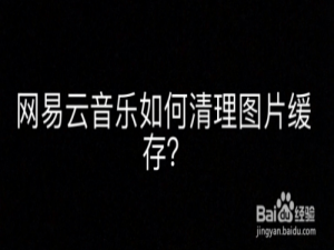说说6网易云音乐如何清理图片缓存。