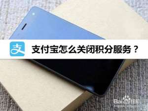 说说6支付宝积分服务怎么关闭。