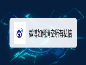 说说6微博怎么清空所有私信。