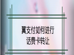说说6翼支付话费卡怎么转让。