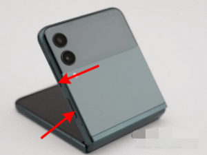 三星ZFlip3外屏如何拍照。