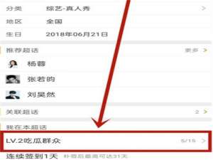 微博超话等级在哪里可以看到。