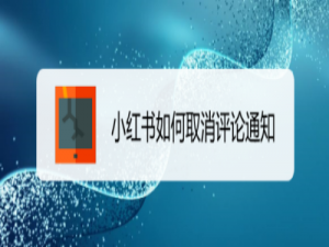 我来分享小红书如何关掉评论通知。