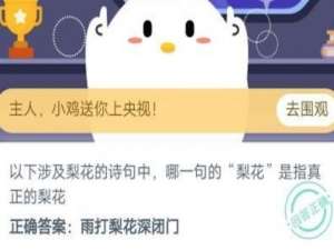 我来分享以下涉及梨花的诗句中哪一句的梨花是指真正的梨花。
