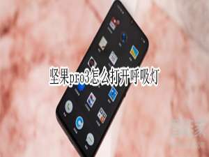 我来分享坚果pro3呼吸灯怎么打开。