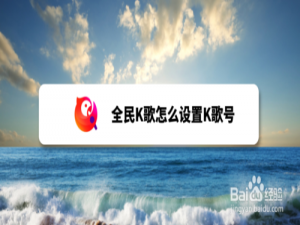 我来分享全民K歌如何设置K歌号。