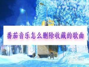 我来分享番茄音乐如何删除收藏歌曲。