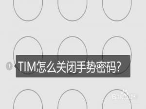 我来分享TIM手势密码在哪关。