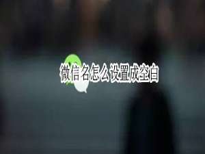 我来分享微信昵称怎么设置为空白。
