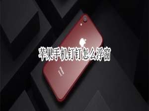 我来分享苹果手机钉钉怎么打开浮窗功能。