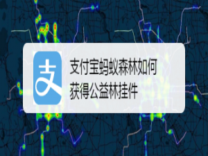 我来分享支付宝蚂蚁森林公益林挂件怎么得。