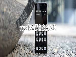 我来分享vivo手机自定义水印怎么弄。