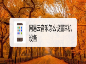 我来分享网易云音乐怎么更换耳机设备。