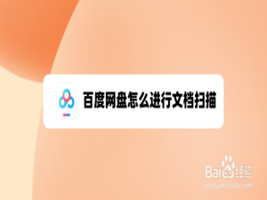 我来分享百度网盘怎么扫描图片。