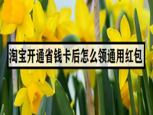 我来分享淘宝在哪领省钱卡通用红包。