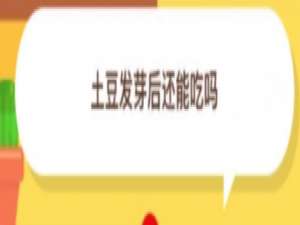 我来说说土豆发芽后还能吃吗。