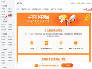 我来说说拼多多商家如何设置代发电子面单。