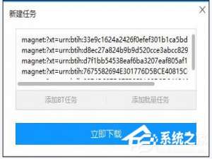 我来说说迅雷怎么使用批量新建磁力链接