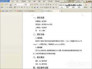 我来说说WPS文档如何制作统一目录格式