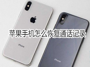 我来说说苹果手机如何恢复通话记录。