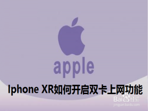 我来说说iphoneXR怎么开启双卡上网功能。