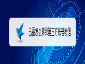我来说说迅雷如何解绑第三方账号微信。