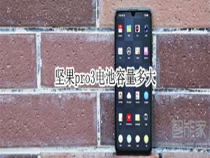 我来说说坚果pro3电池容量是多少。