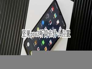 我来说说坚果pro3听筒在哪个位置。