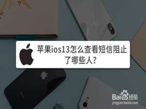 我来说说ios13如何查看短信阻止了哪些人。