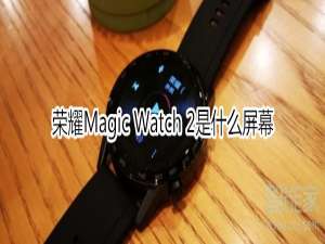 我来说说荣耀Magic Watch2使用什么屏幕。