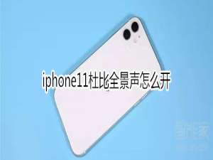 我来说说iphone11杜比全景声如何开启。