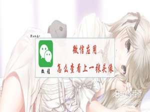 我来说说微信应用怎么查看上一张头像。