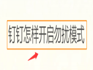 我来说说钉钉勿扰模式在哪设置。