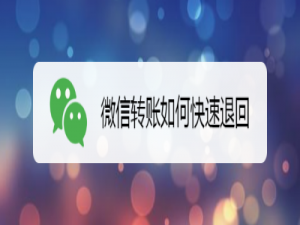 我来说说微信转账快速退回方法介绍。