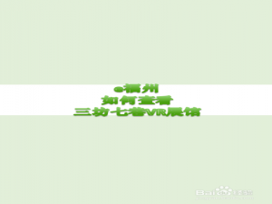 我来说说e福州怎么查看三坊七巷VR展馆。