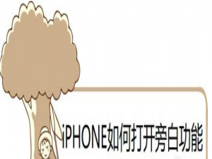 我来说说苹果手机在哪设置旁白功能。