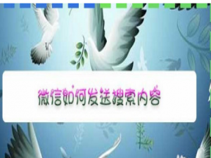 我来说说微信搜索内容怎么发送给好友。