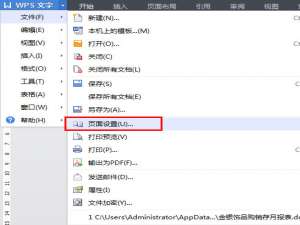 wps纵向打印的方法我来说说。