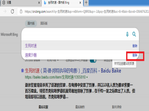 新版edge浏览器如何删掉搜索记录。