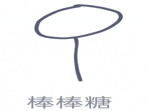 小编教你QQ画图红包棒棒糖怎么画。