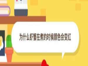 小编教你为什么虾蟹在煮的时候颜色会变红。