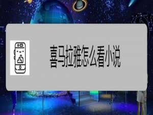 小编教你喜马拉雅如何看小说。