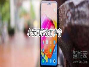 小编教你小爱同学没有声音怎么回事。